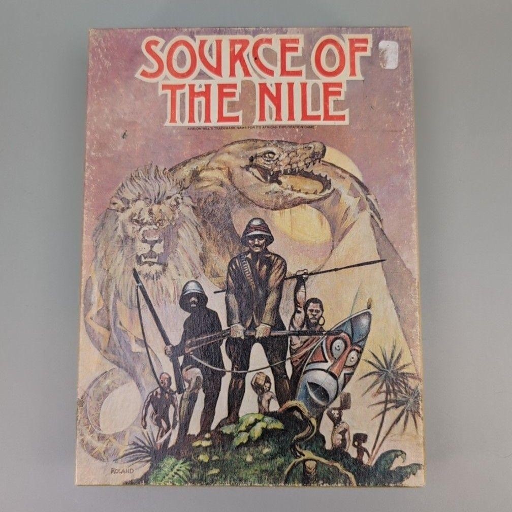 Vintage Avalon Hill Source Of The Nile Strategy Board Game 1979 USA Multicolor