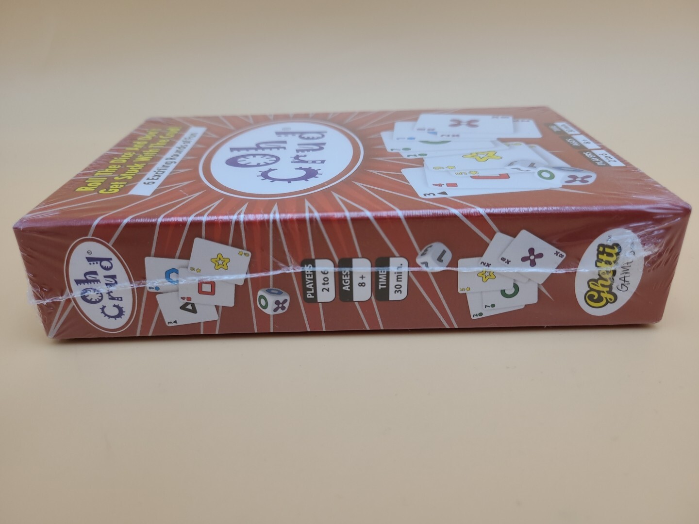 Oh Crud Card and Dice Game, Family Card Game for 2-9 Players, Strategy Card Game