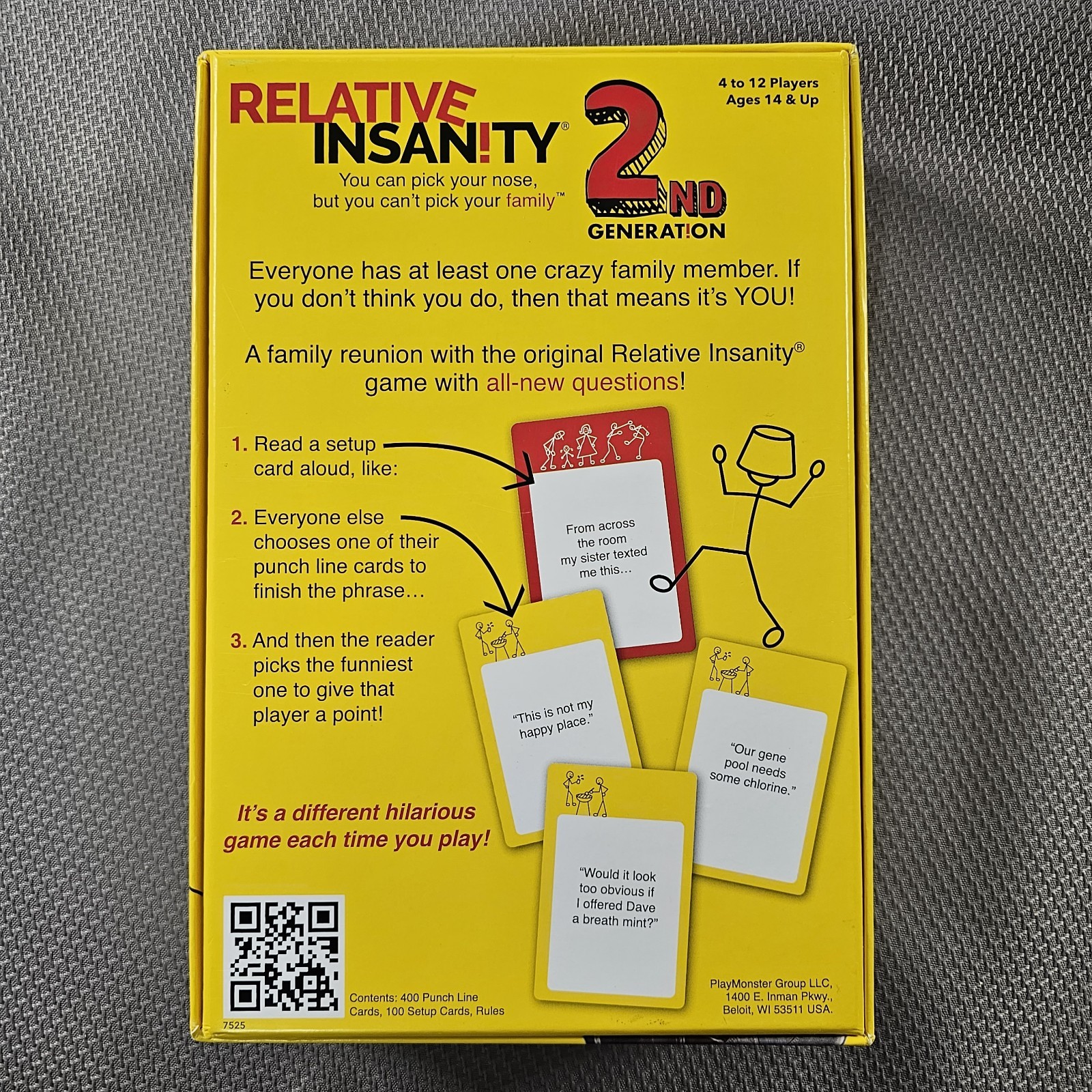 Relative Insanity Board Game PlayMonster Games Jeff Foxworthy Complete READ⬇