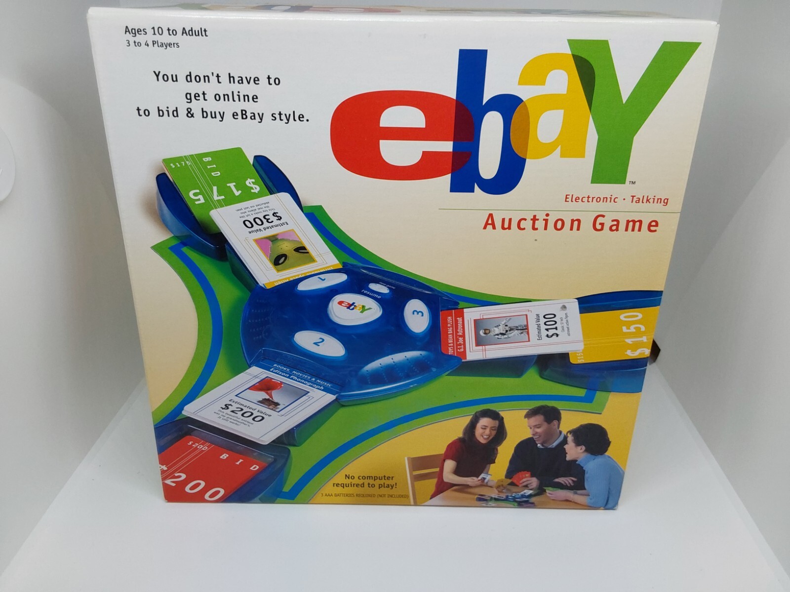 eBay Auction Board Game Electronic Talking Parker Brothers/Hasbro Age 10+ NIB