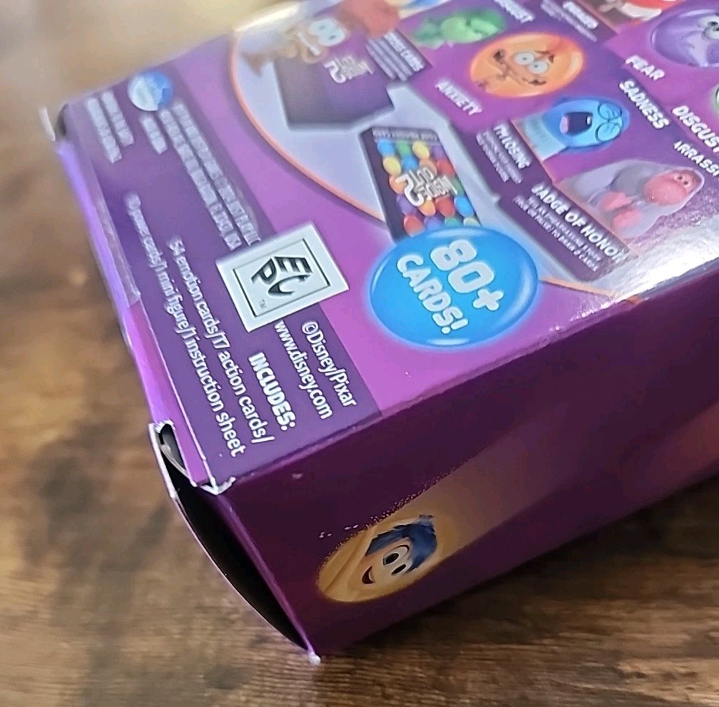 Disney Pixar Inside Out 2 Mixed-Up Emotions Card Game With Anxiety Figure