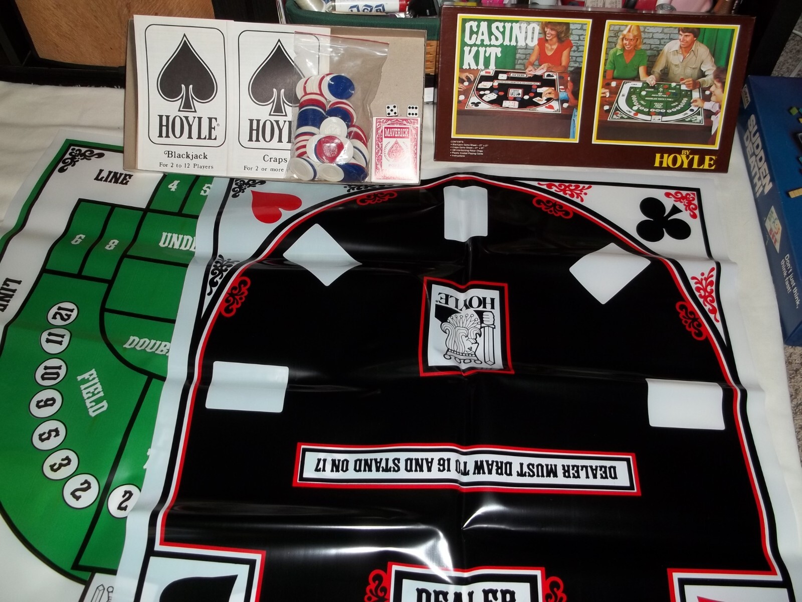 VTG Hoyle Casino Kit Stancraft Prod 1979 Complete Maverick Cards factory sealed