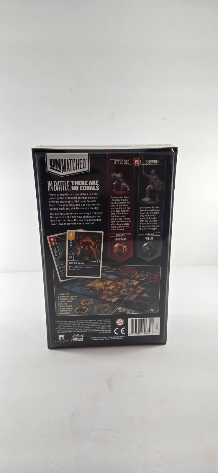 Unmatched Little Red Riding Hood vs Beowulf 2 Player Game Mondo Games