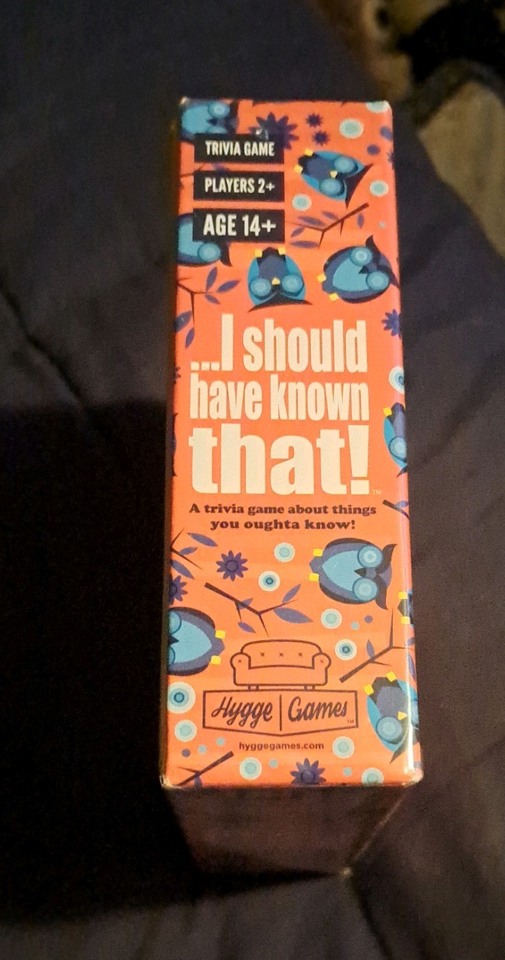 I Should Have Known That Trivia Game Yes or No Edition New