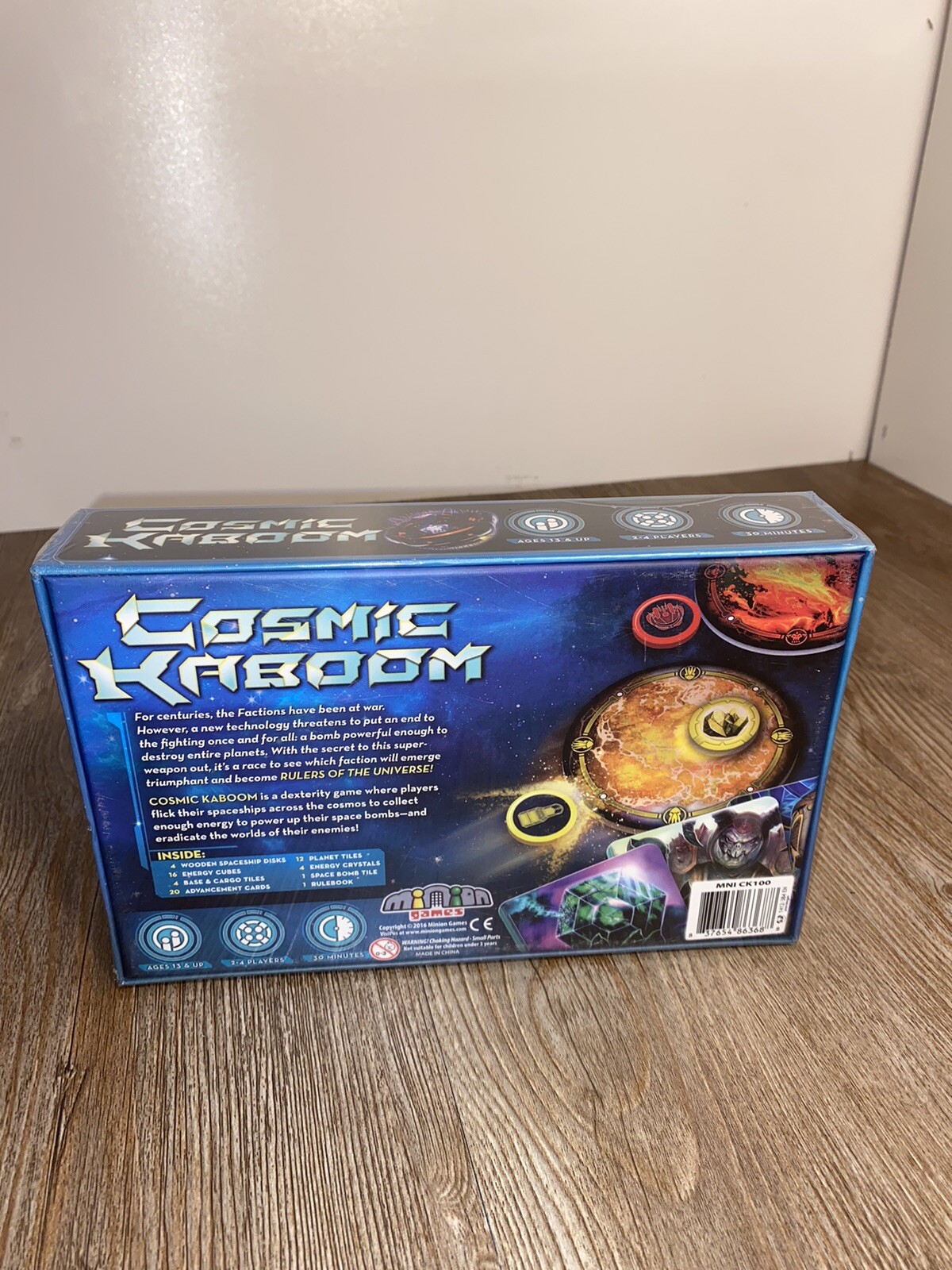 Cosmic Kaboom Game – 2016 Minion Games – New