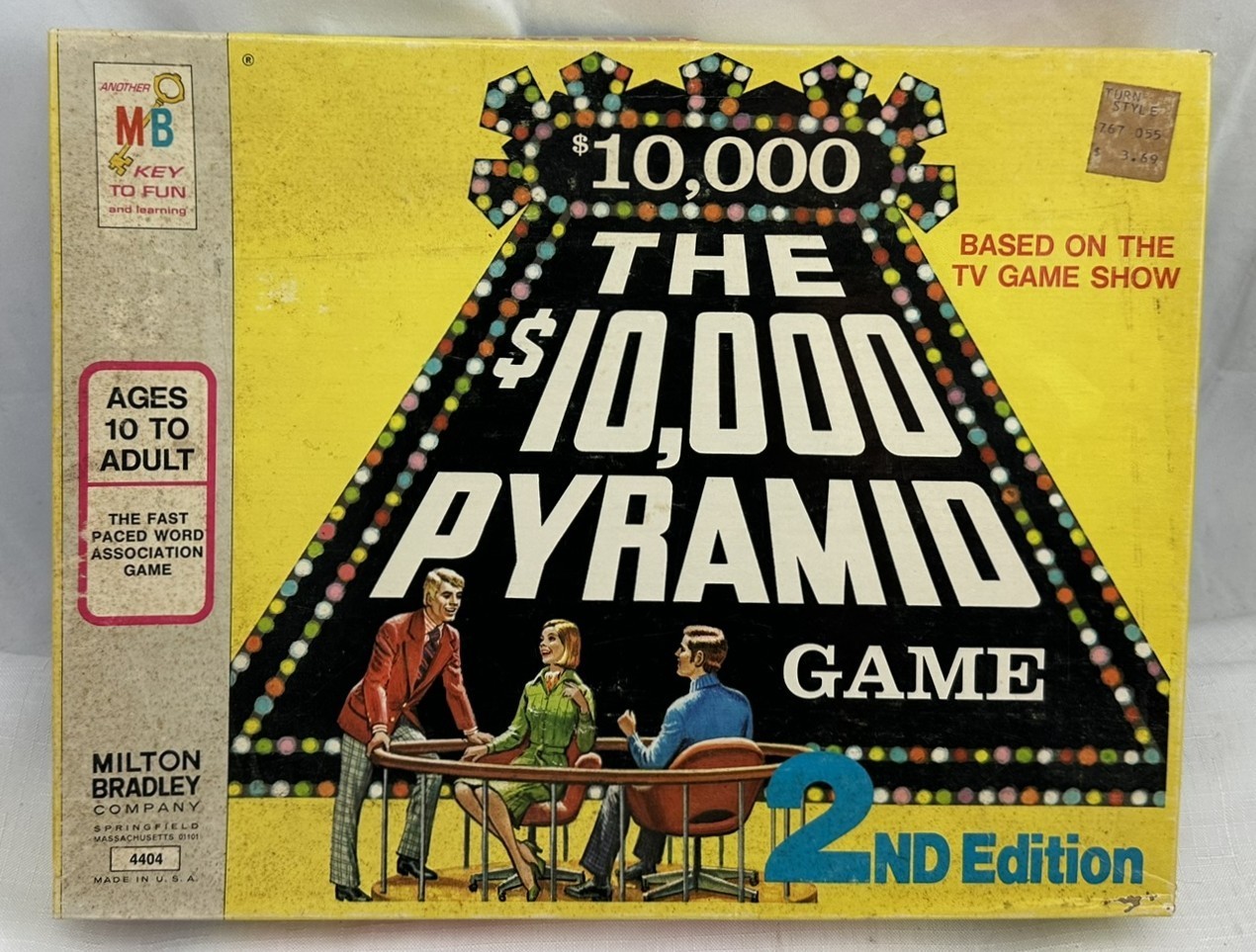 1974 $10,000 Pyramid Game 2nd Edition Milton Bradley Complete in Good Condition
