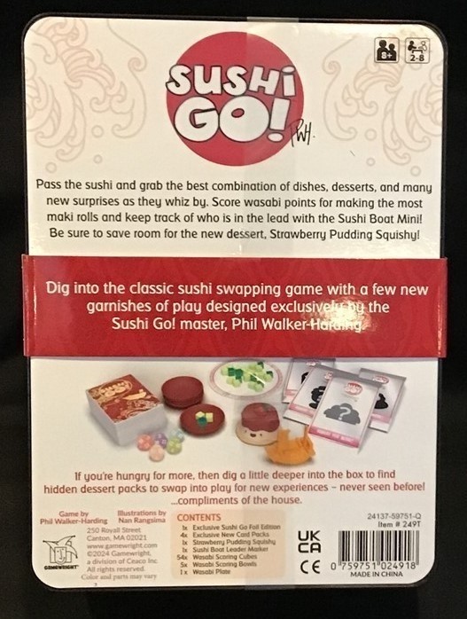 Sushi Go! ~ 10th Anniversary Edition ~ 2,204 / 10,000 ~ New ~ OEJ