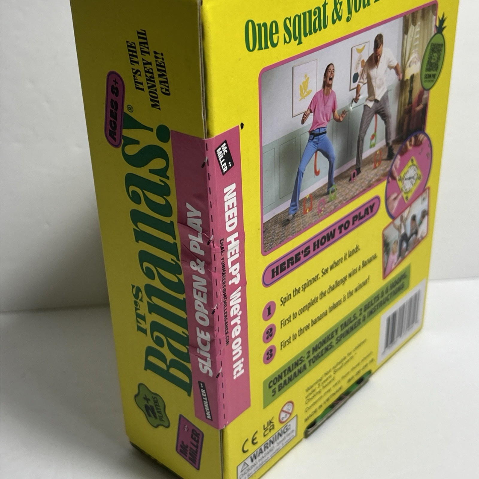 It’s Bananas! The Monkey Tail Game – Funny Family & Party Game for Kids & Adults