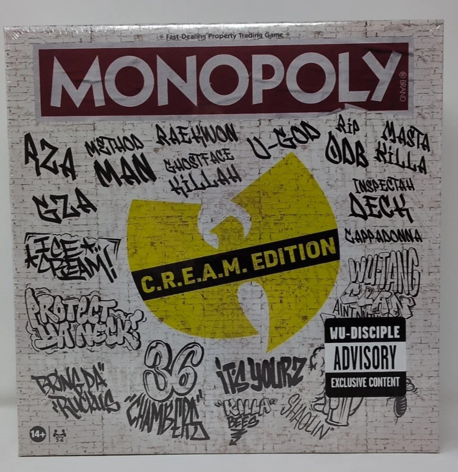 Wu Tang Official Monopoly Board Game Limited Edition NEW IN HAND SHIP ASAP