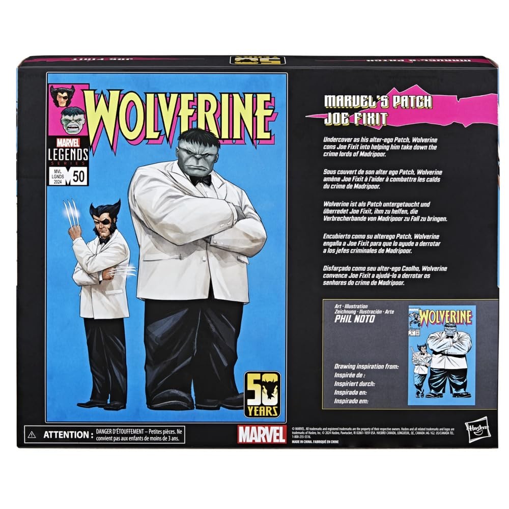 Action Figure 2 Pack Marvel Legends Patch & Joe Fixit Wolverine 6 Inch F9042