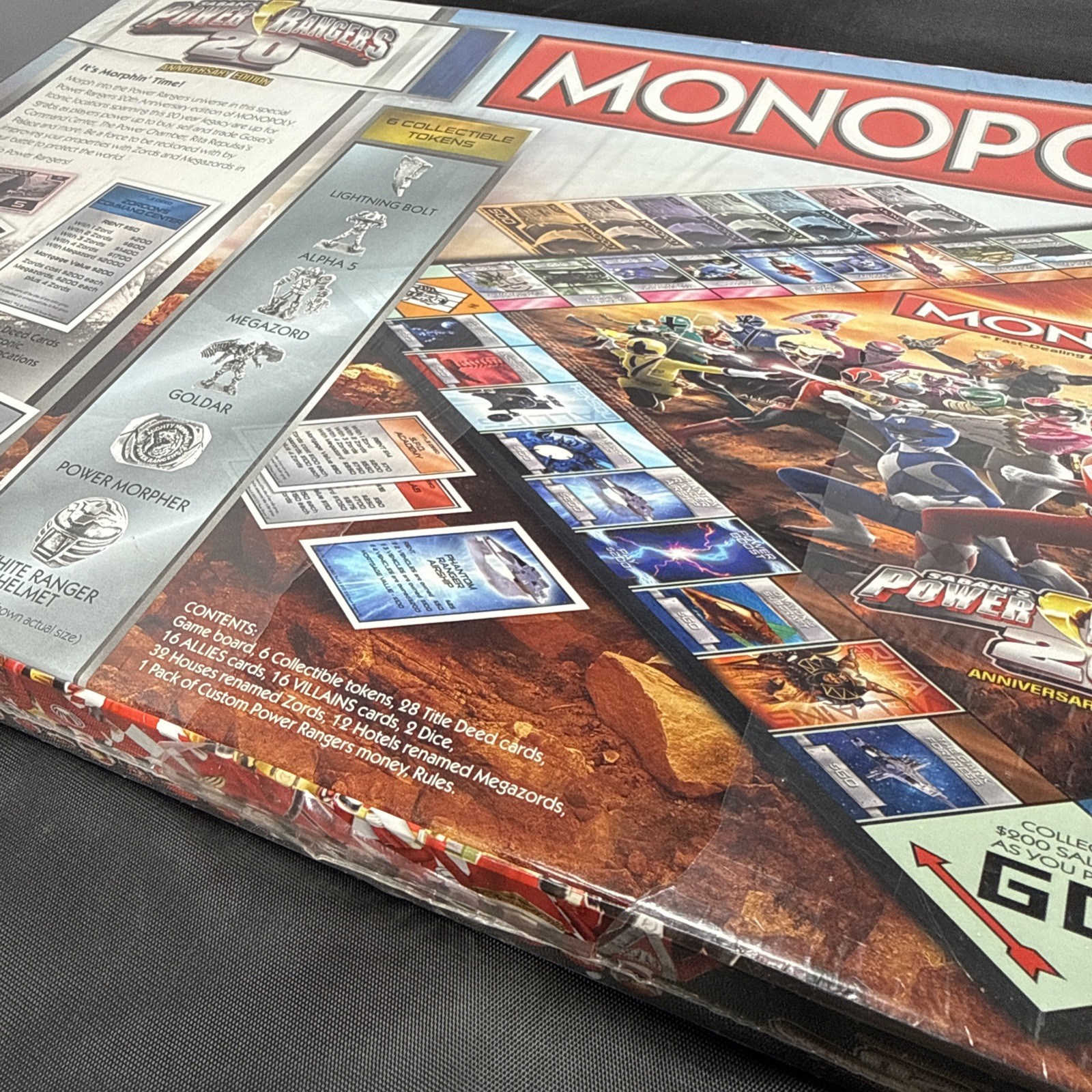 Power Rangers Monopoly 20th Anniversary Edition New In Box