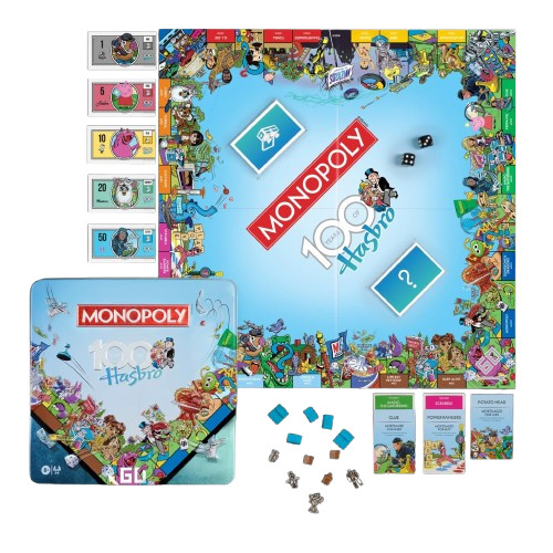 WS Game Company – Hasbro 100th Monopoly Anniv Edition – 43100
