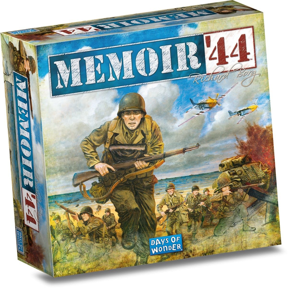 Board Game Memoir 44 WWII Historical Strategy Tabletop 2-8 Players 30-60 Epic