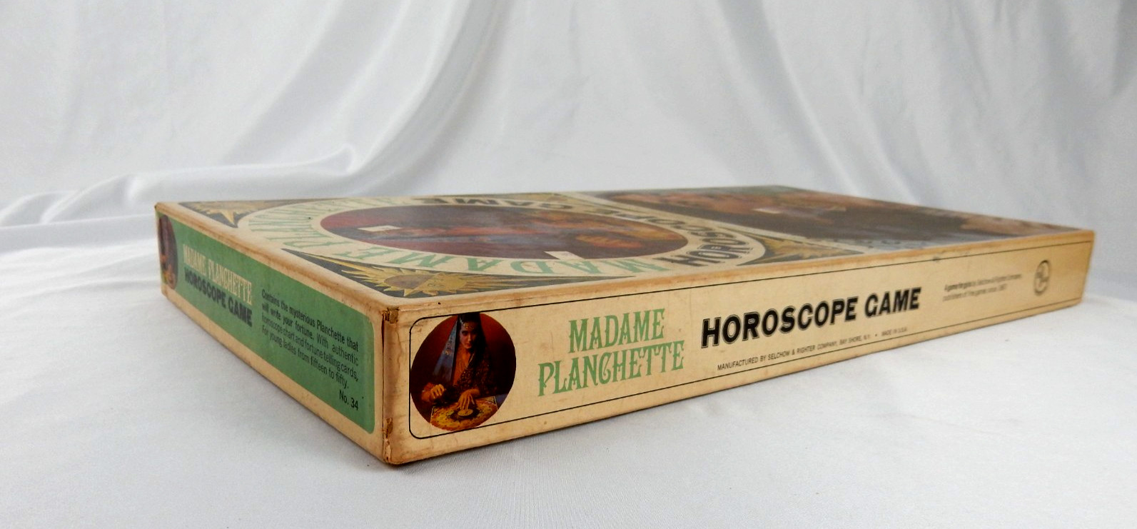 1967 Madame Planchette Horoscope Board Game Selchow Righter Complete CIB w Box