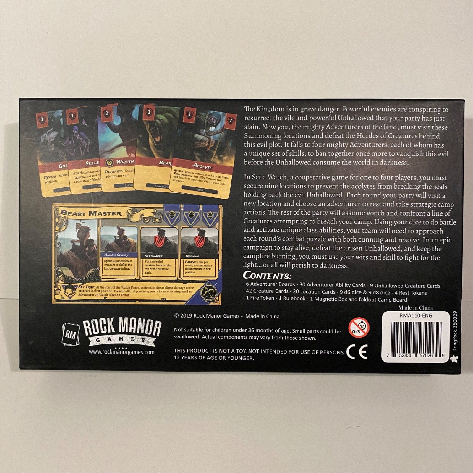 Set a Watch Board Game by Rock Manor Games – Complete – Looks unused