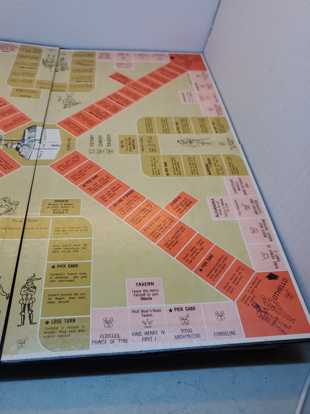 The Game of Shakespeare Avalon Hill Co Vintage 1966 Bookshelf Game
