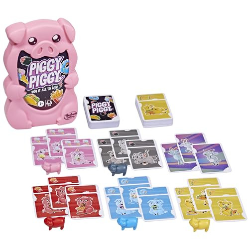 Piggy Piggy Card Game Fun Family Game for Kids Ages 7 and Up 2 to 6 Players