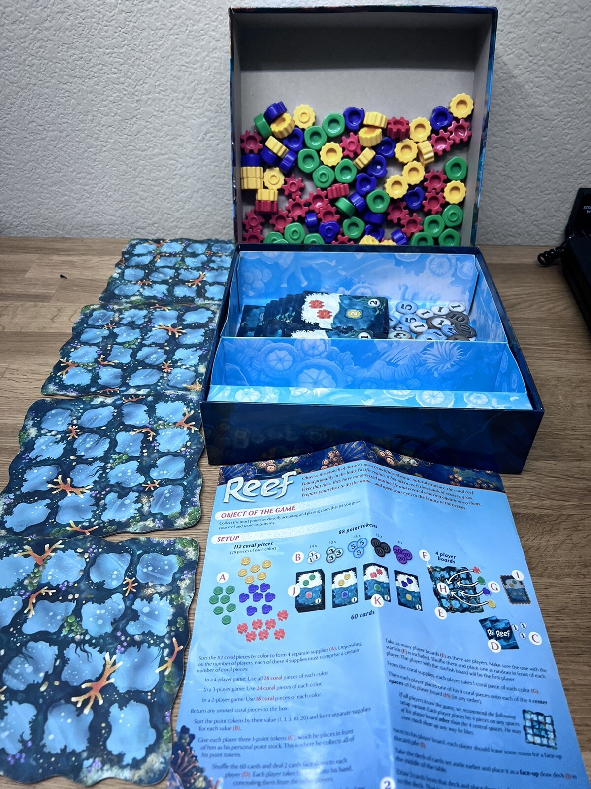 REEF Board Game 2018 Next Move Games Matsuuchi – Almost Complete