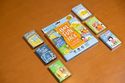 6-in-1 Kids Card Game Set – Fun Family Games, Educational & Interactive Play