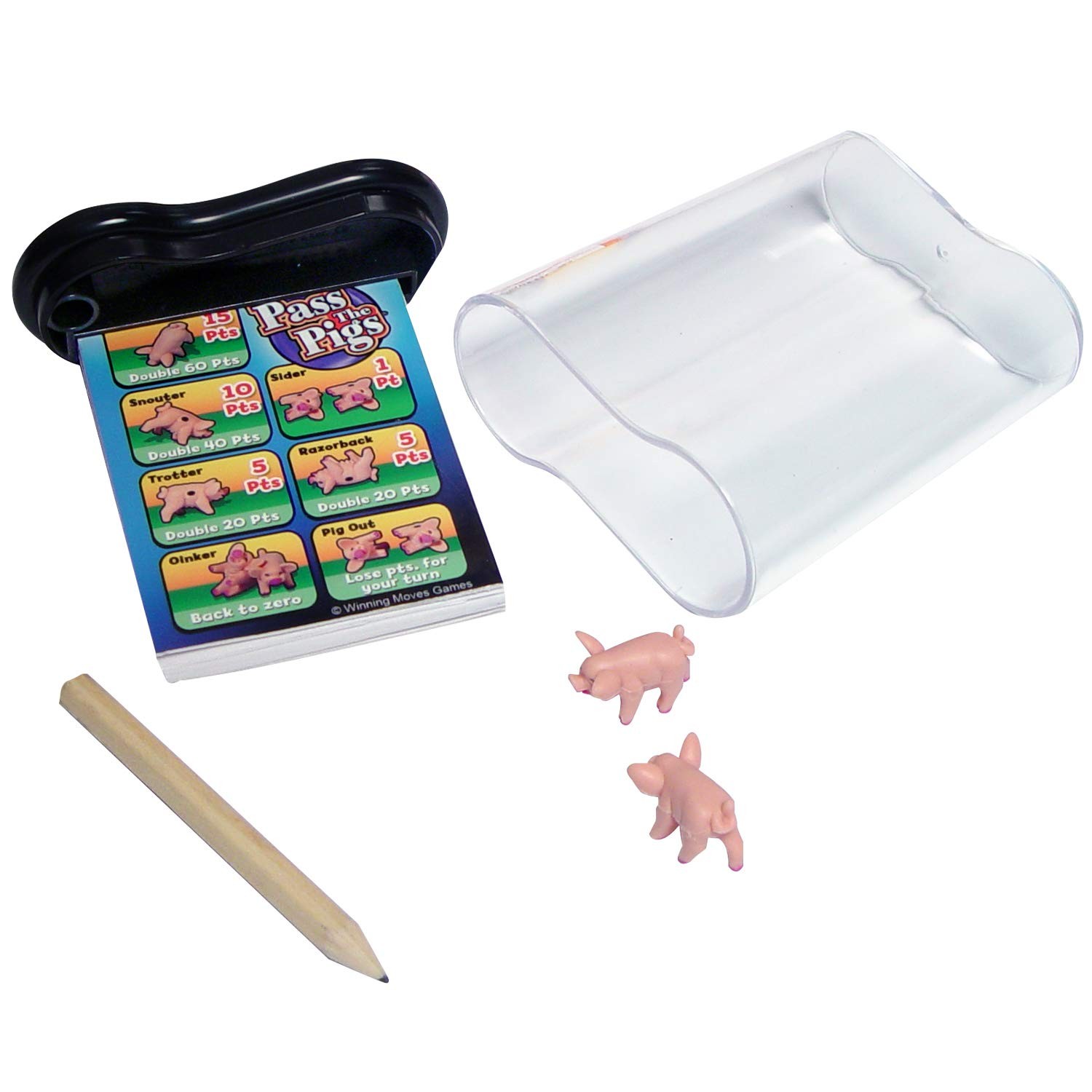 Winning Moves Pass The Pigs Games USA, a Hilarious Pig One Size, Multicolor