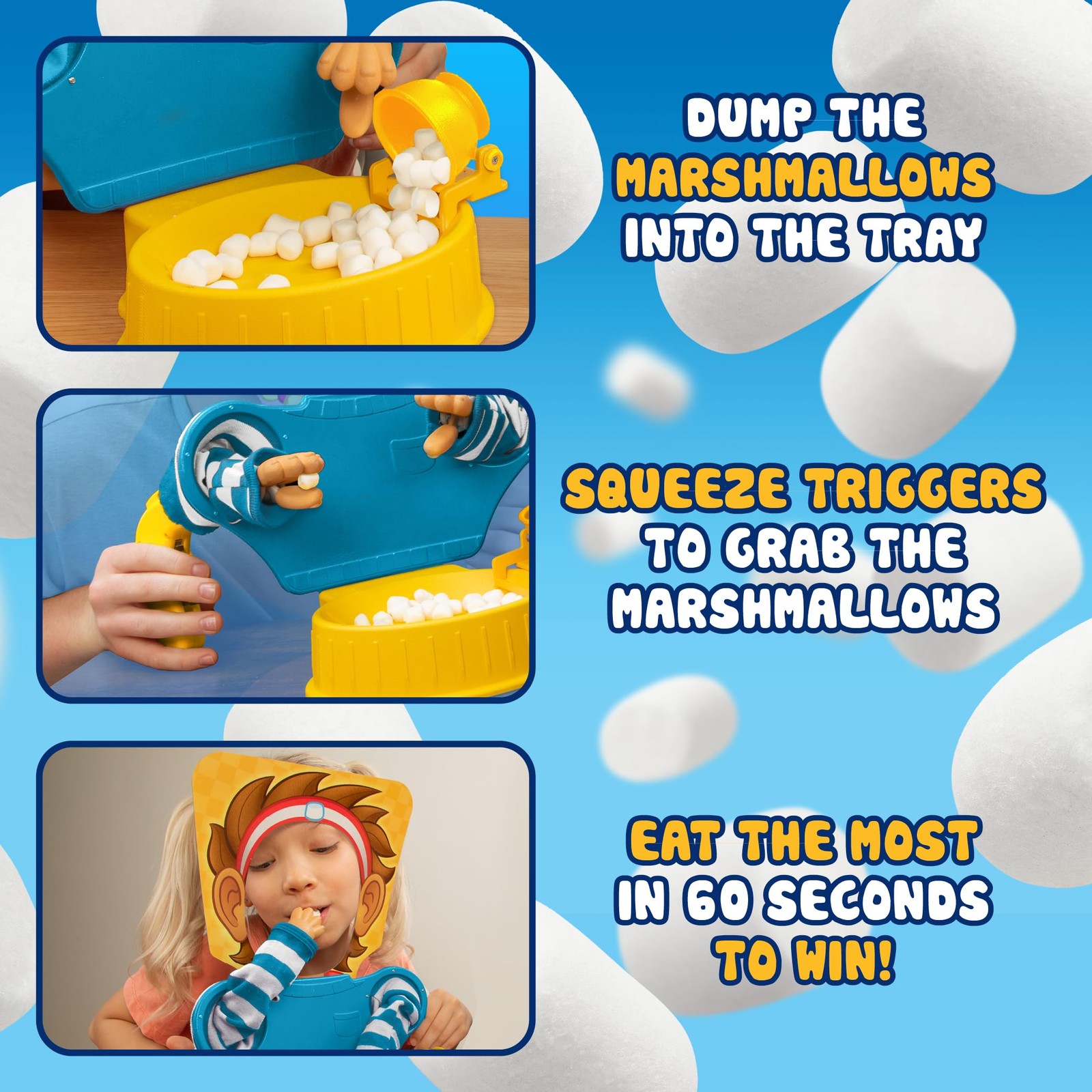 Marshmallow Madness Board Game – Hilarious Family Board Games for Kids & Adul…