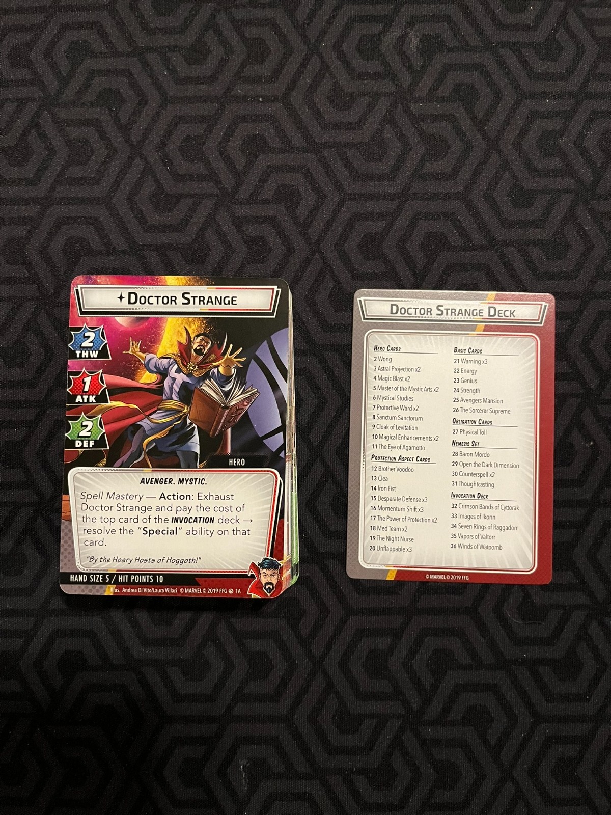 [Marvel Champions LCG] Core Set + Wave 1 inc. Captain America & Doctor Strange
