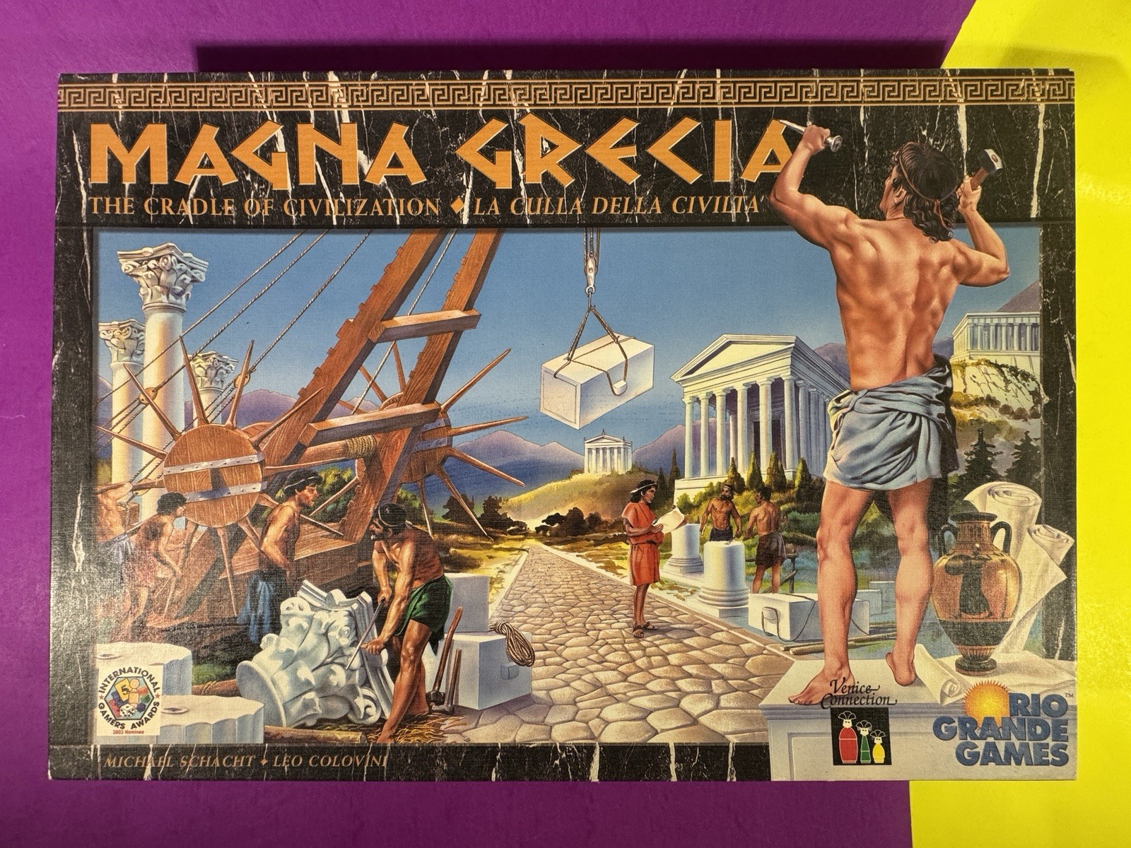 Magna Grecia Box Rio Grande Boardgame Used