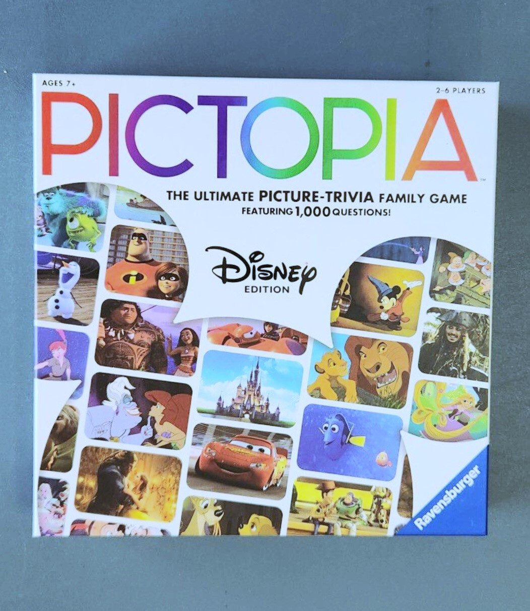 Pictopia Disney Edition Picture Trivia Game Ravensburger Age 7+ New/Sealed