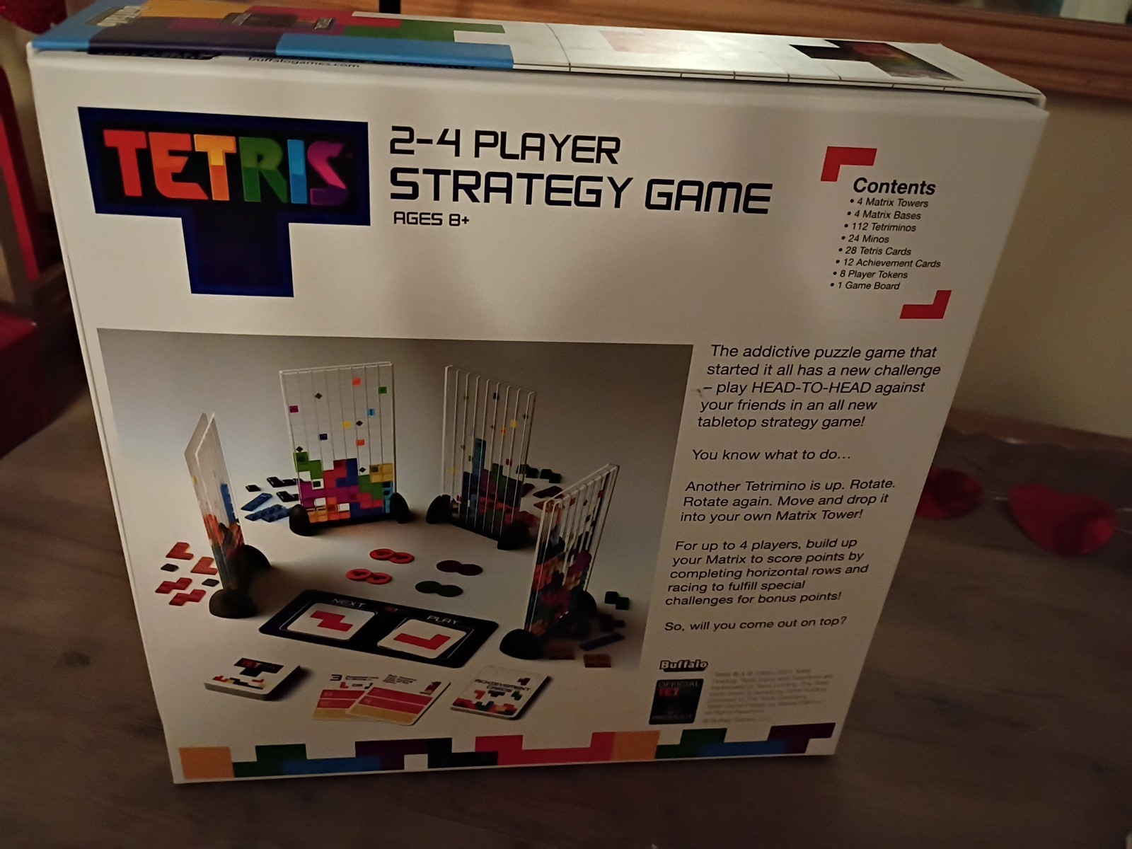 TETRIS Head To Head Strategy Board Game 2 to 4 Players Brand NEW Fast Shipping