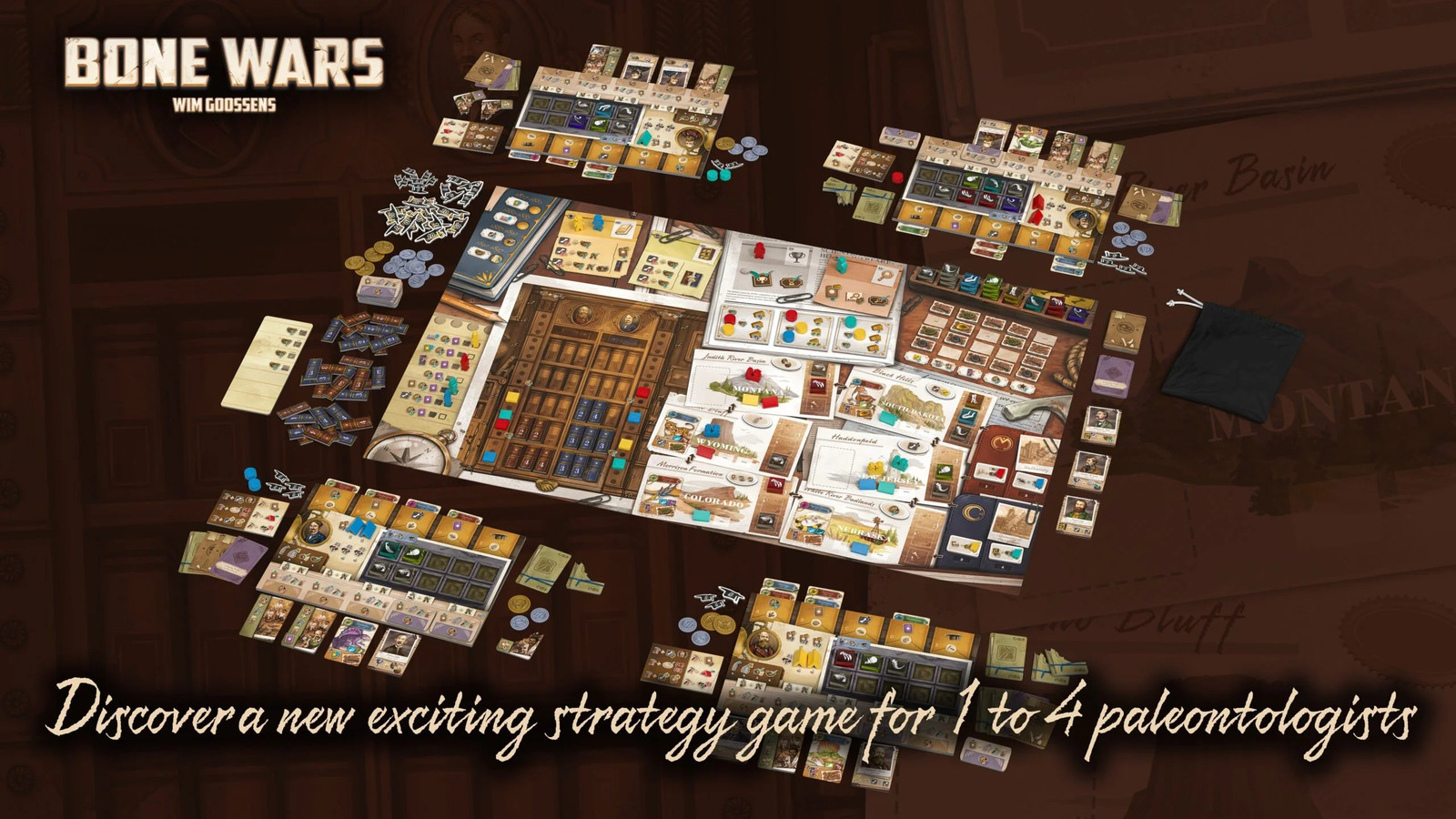 Bone Wars [Board Game, 1-4 Players]