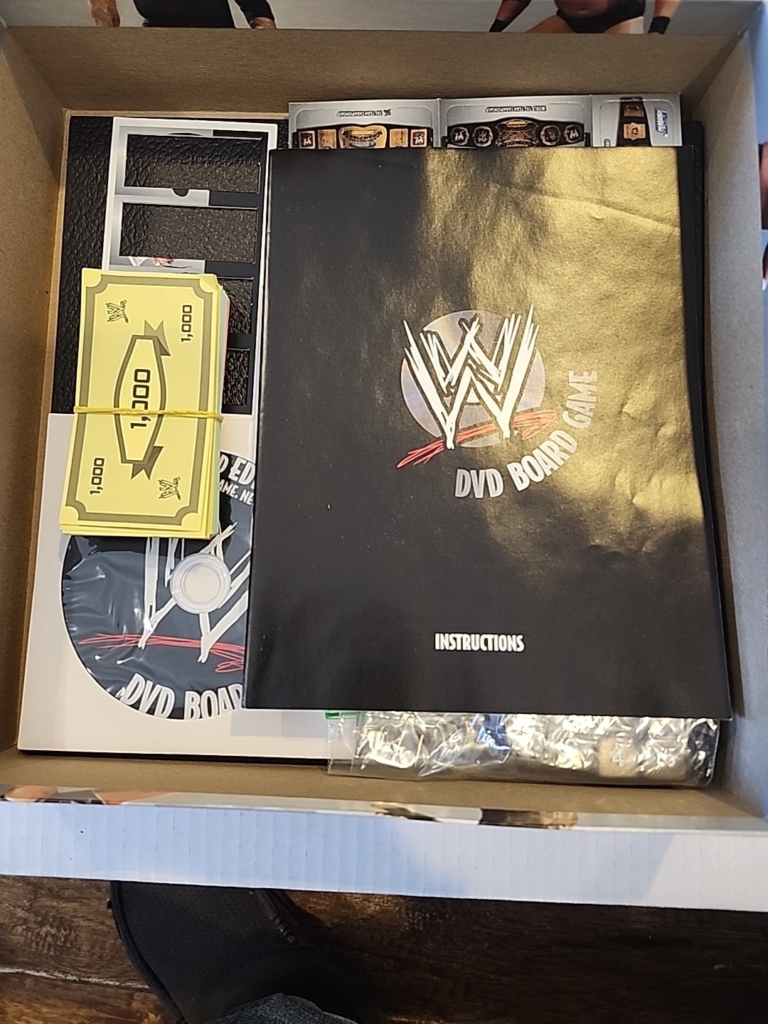WWE DVD Board Game Specialty Board Games 2nd Ed Complete Exc Raw Smackdown 2006