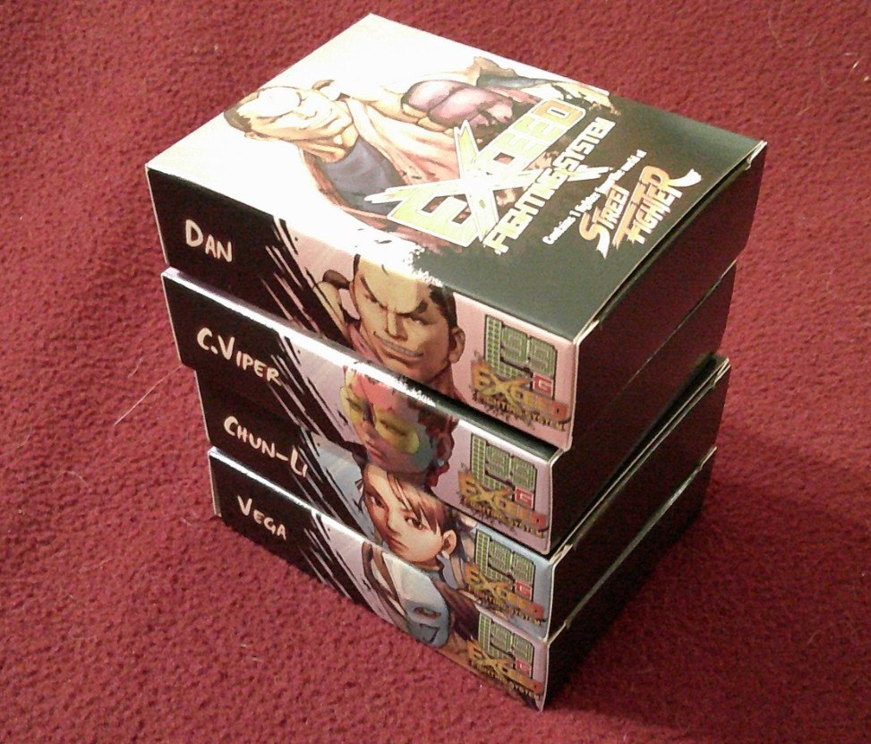 Level 99 Exceed Fighting System Chun Li box Street Fighter sleeved cards
