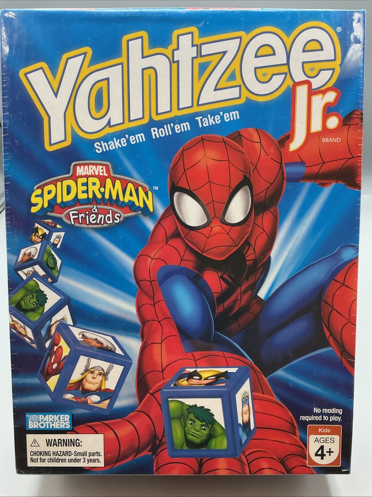 Spider-Man&Friends Yahtzee Jr 2006 board game Hulk & Thor-Sealed- Free Shipping