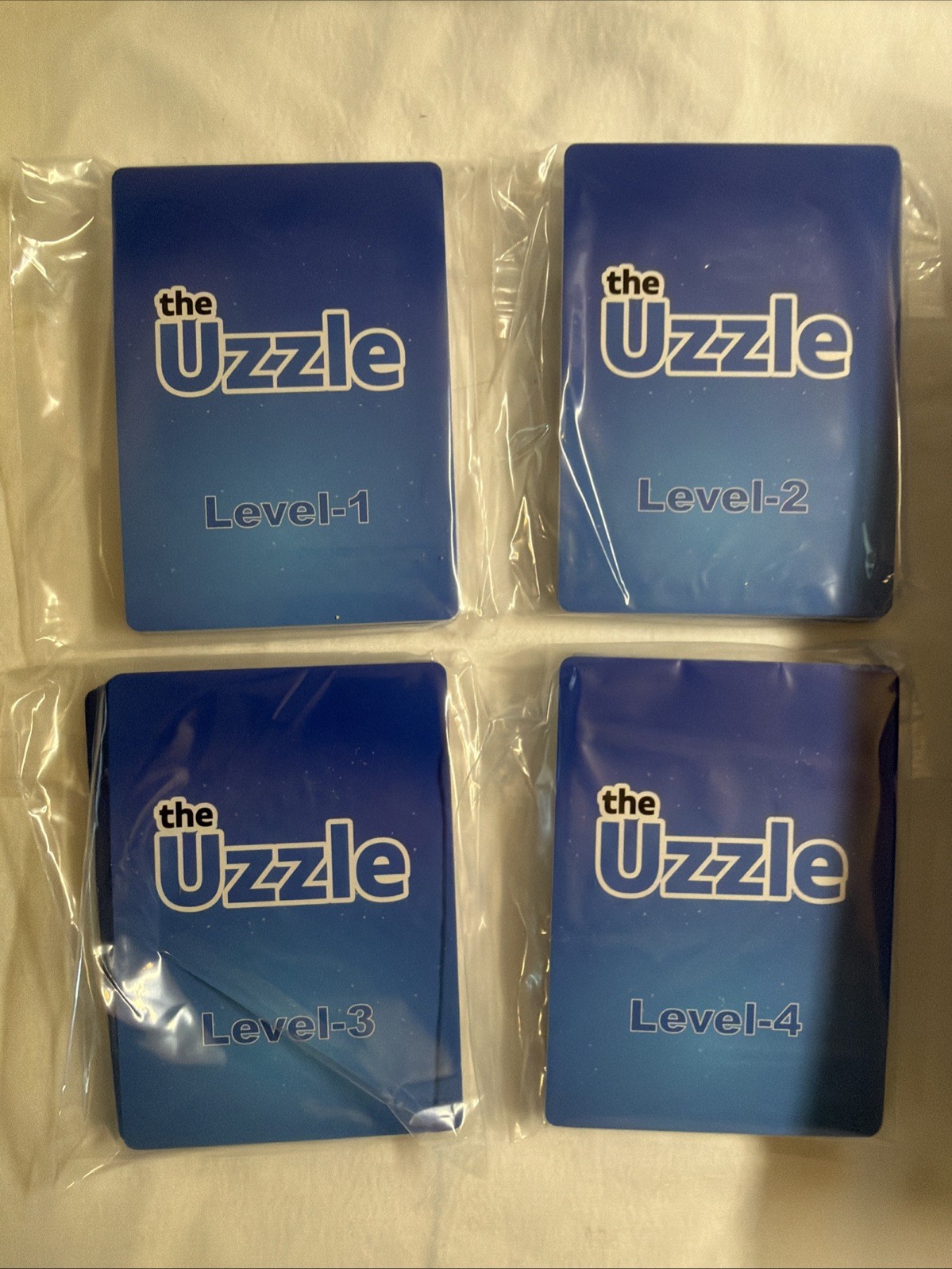 The Uzzle Board Game, Family Block Puzzle for Children & Adults 100% Complete
