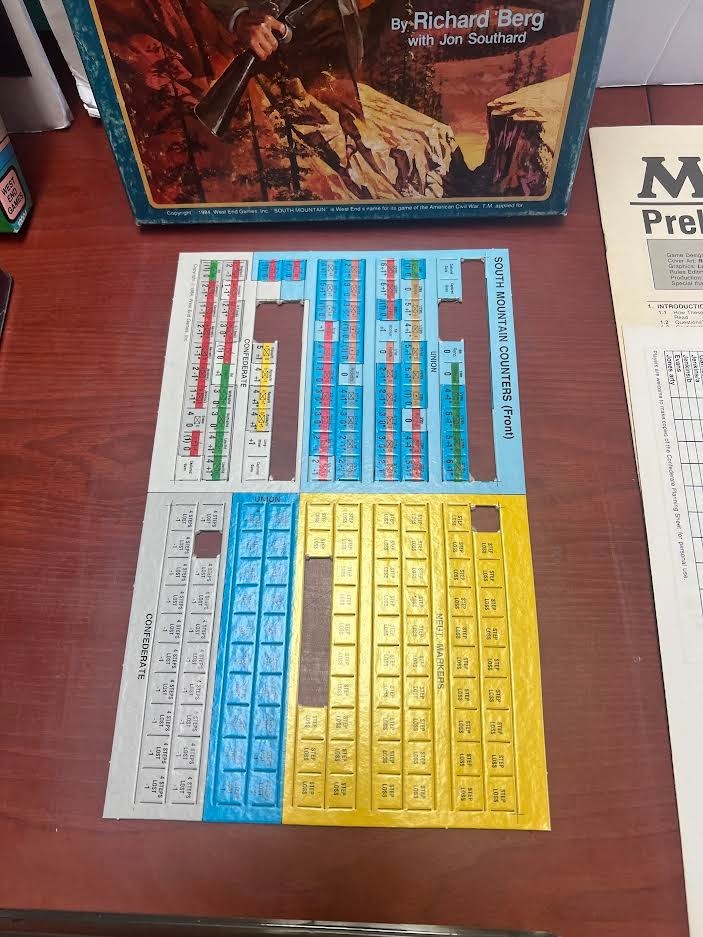 Lot of (2) West End War Games – South Mountain MOSTLY UNPUNCHED & Operation Badr