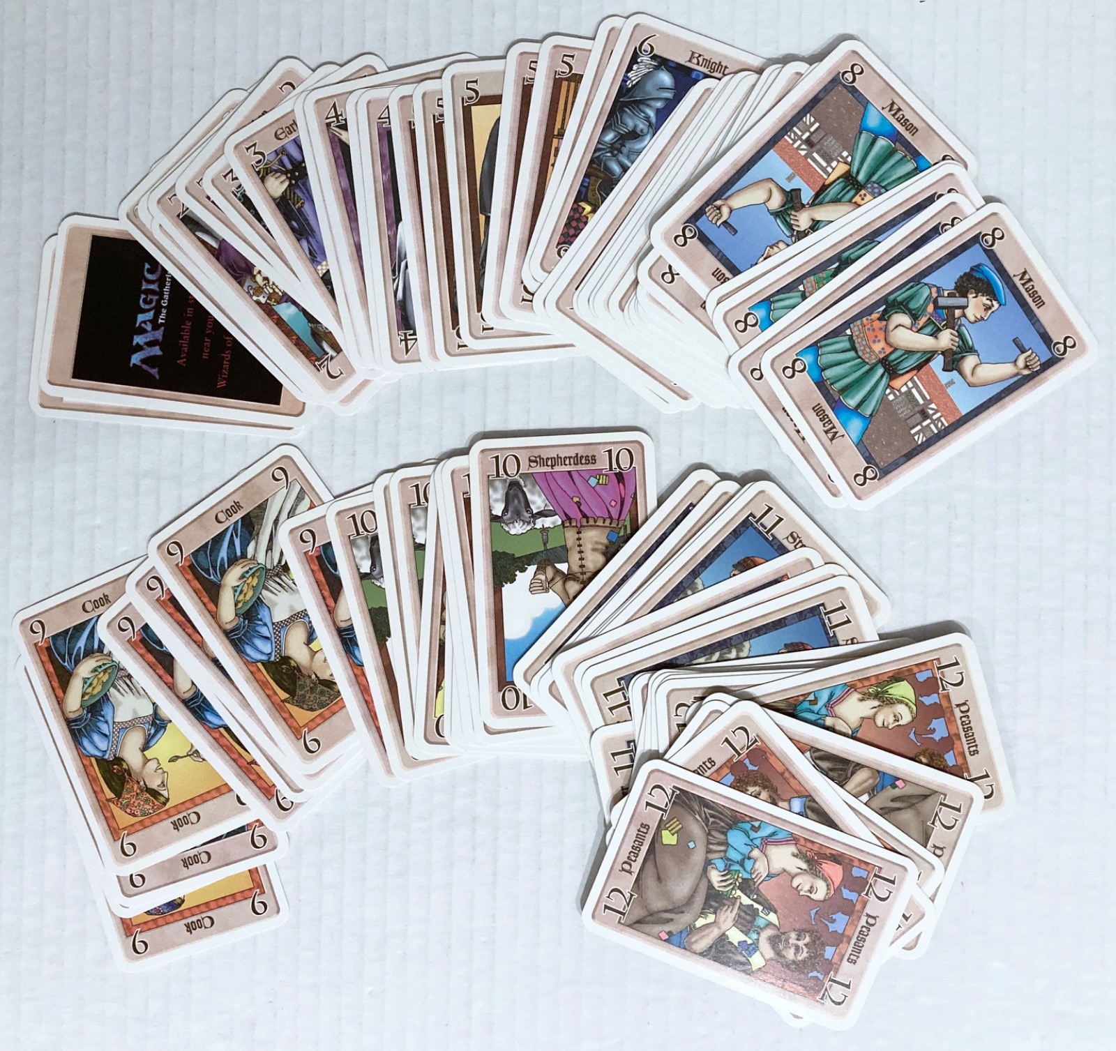 The Great Dalmuti COMPLETE Card Game 1995 Wizards of the Coast Garfield Box VTG