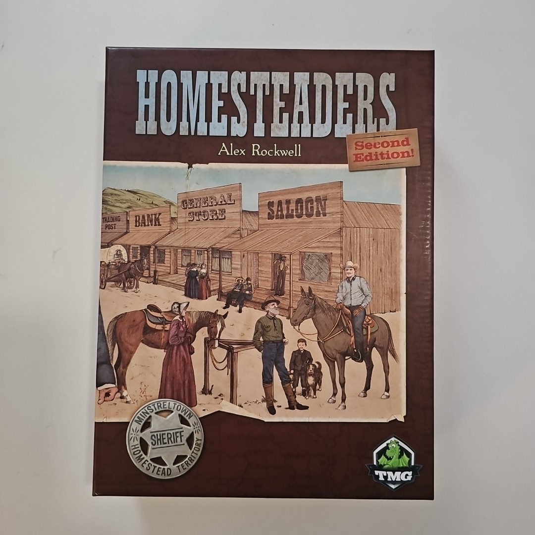 Homesteaders 2nd Edition Board Game TMG Ages 12+ 2-4 Plyrs