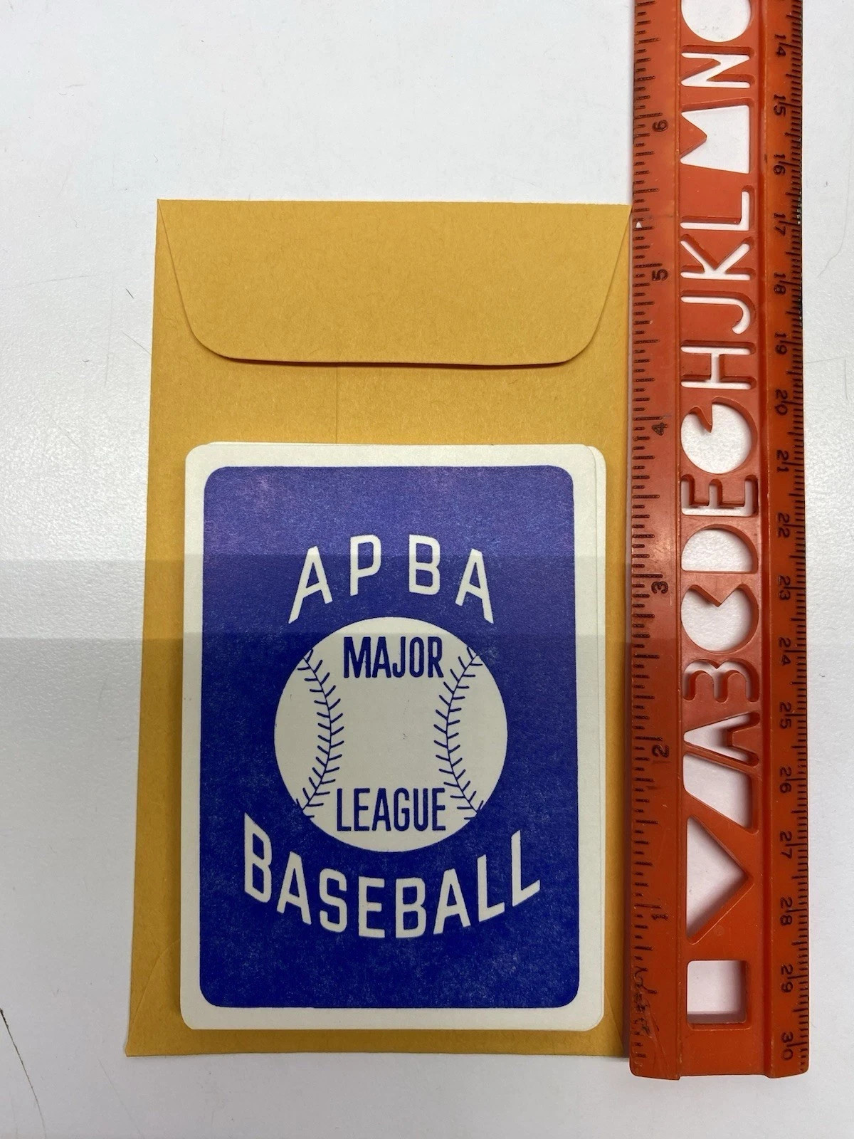 2017 APBA Baseball Printed Storage Envelopes with Stats and Logo