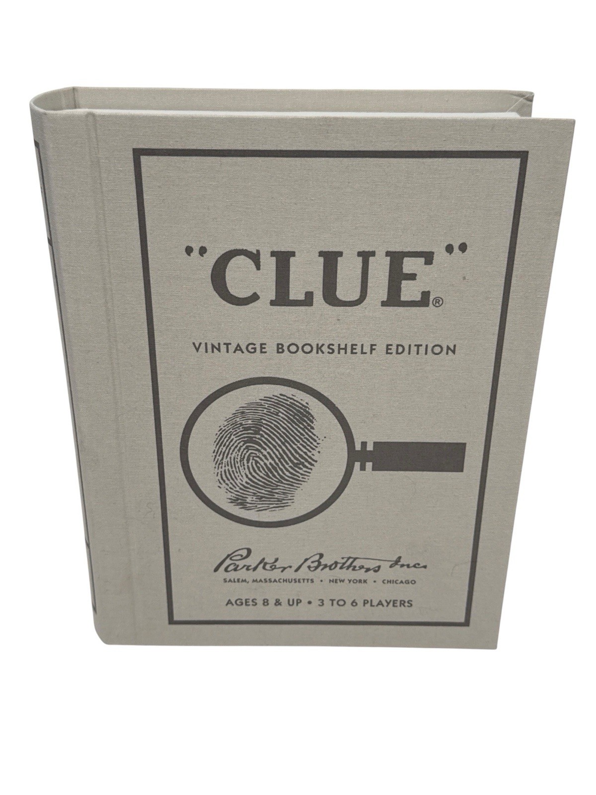 Clue Vintage Bookshelf Edition Board Game Parker Brothers WS Game Company