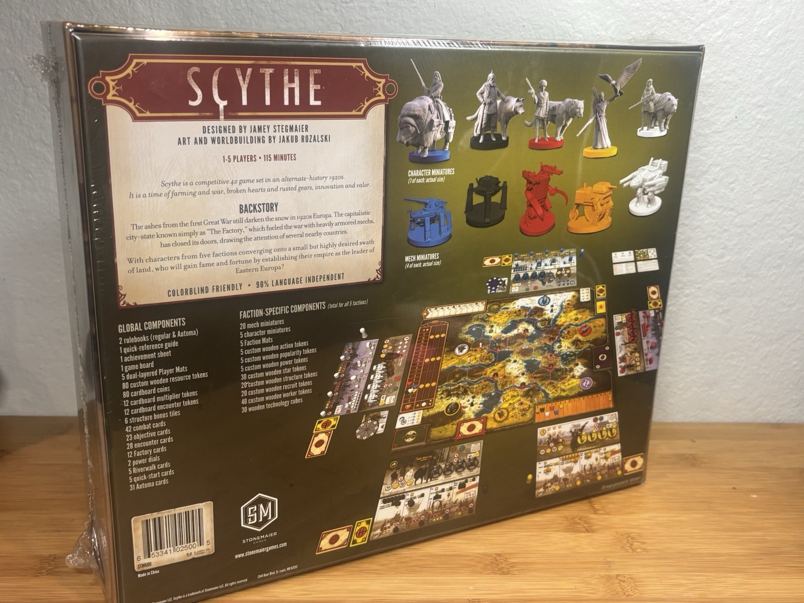 Scythe Board Game Stonemaier Games NEW SEALED