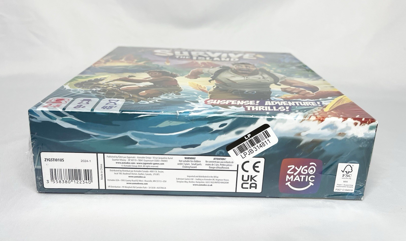 Zygomatic: Survive The Island – Board Game New Sealed
