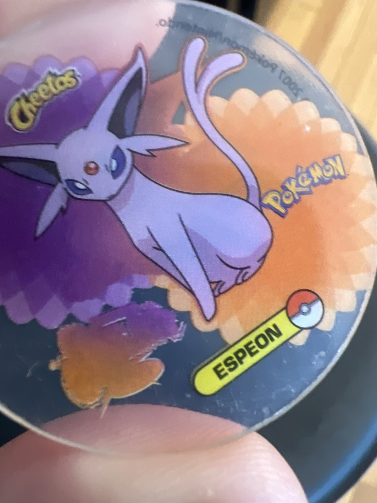 Rare Vtg Pokemon Eevee Espeon Crystal Tazos Taso Pogs Mexico Cheetos Doritos