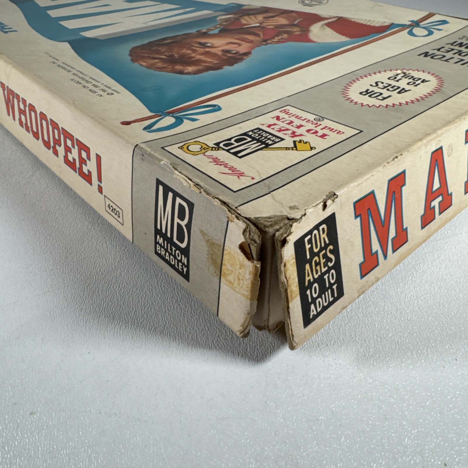 Milton Bradley The Game of Whoopee Margie Board Game For Age 10 To Adult