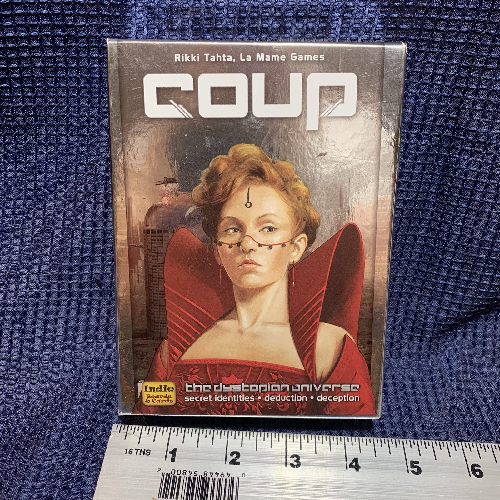 Coup The Dystopian Universe Strategy Card Game by Indie Boards Free Shipping