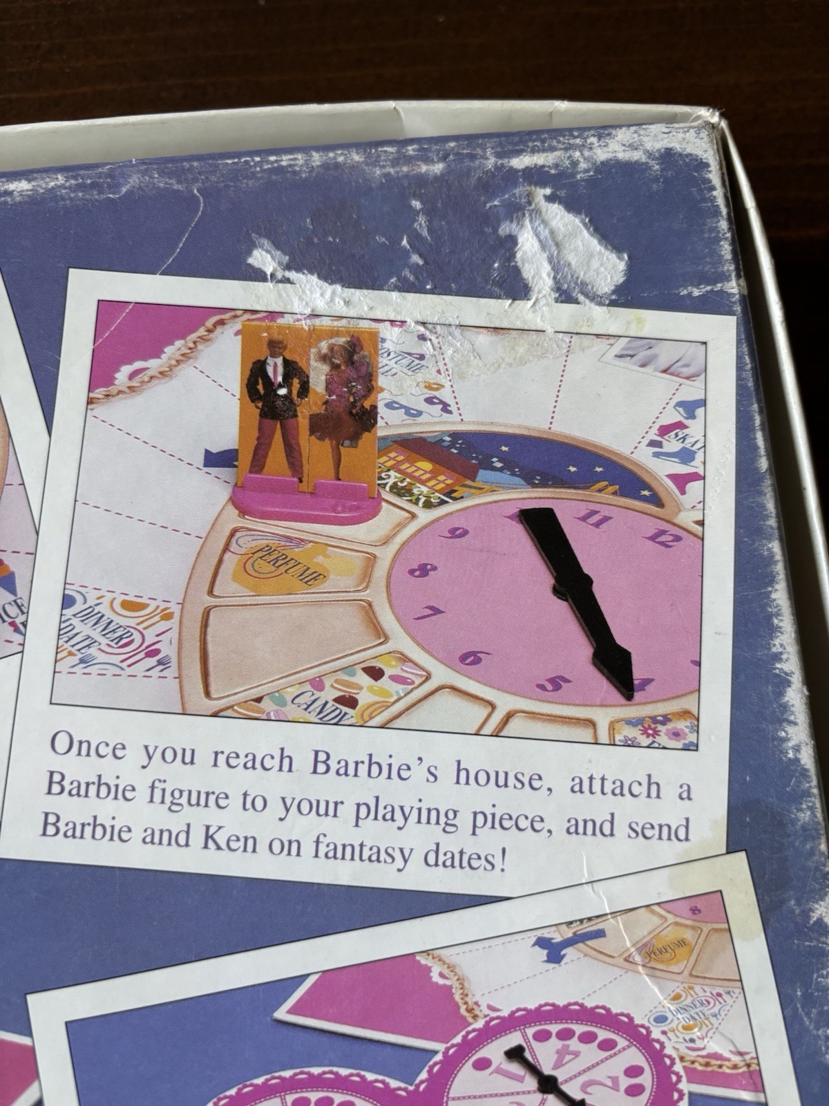 Barbie Dream Date Board Game 1992 Complete VINTAGE Doll Golden Mattel Ken