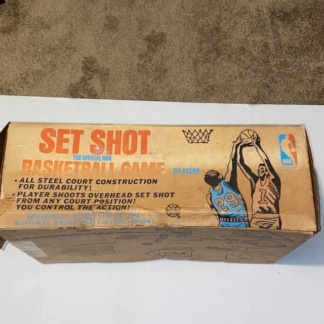 1971 MARX Toys #6230 Official NBA Set Shot Basketball Shooting Game RARE w/ Box