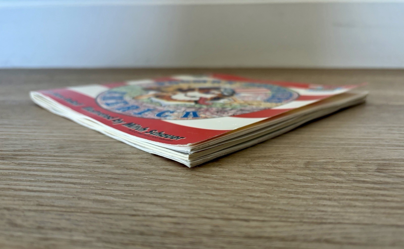 Pogman Discovers America Book and 20 Pogs Unpunched AND IN BOOK PB