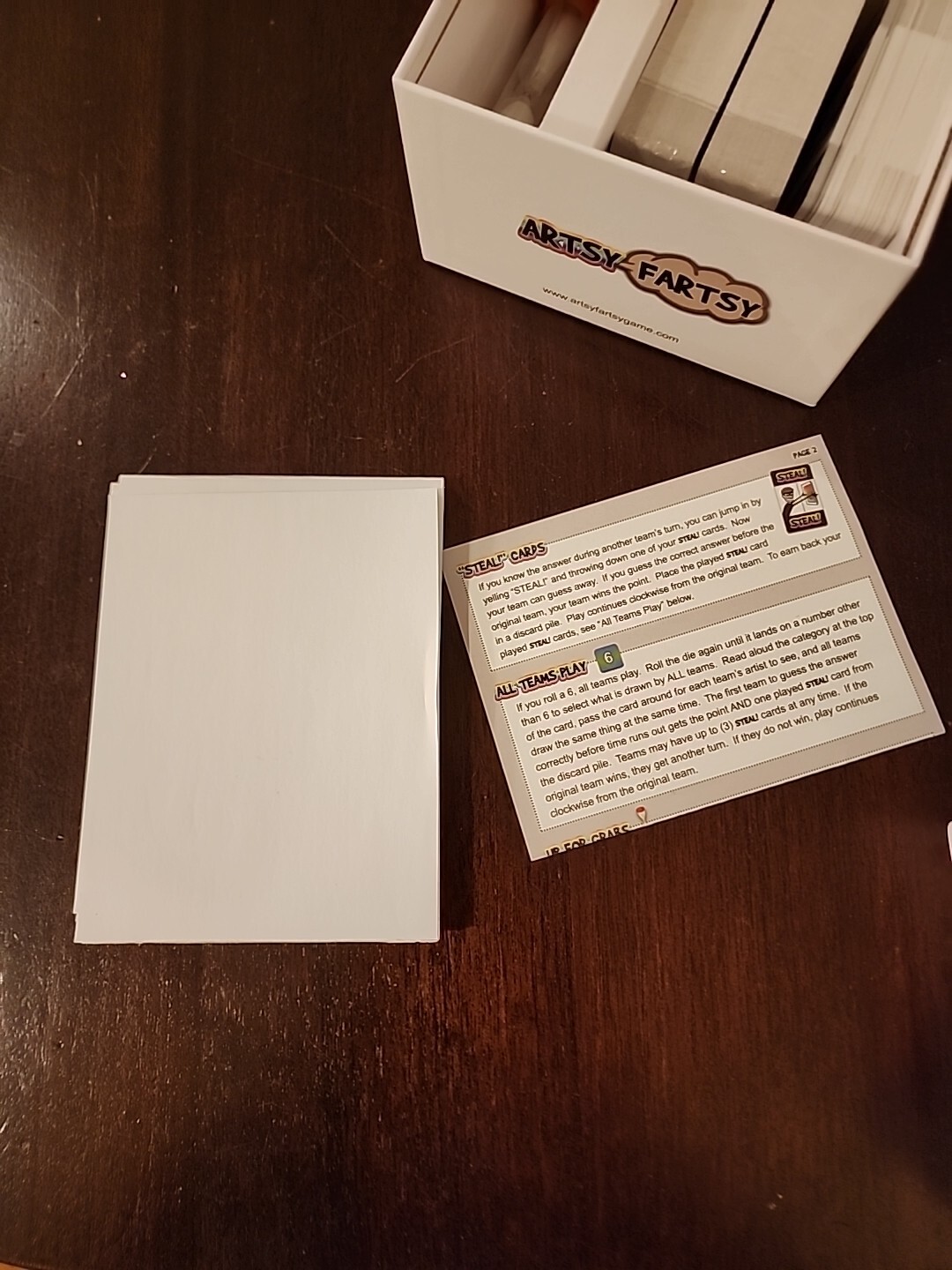 Artsy Fartsy Card and Drawing Game by TwoPointOh Games