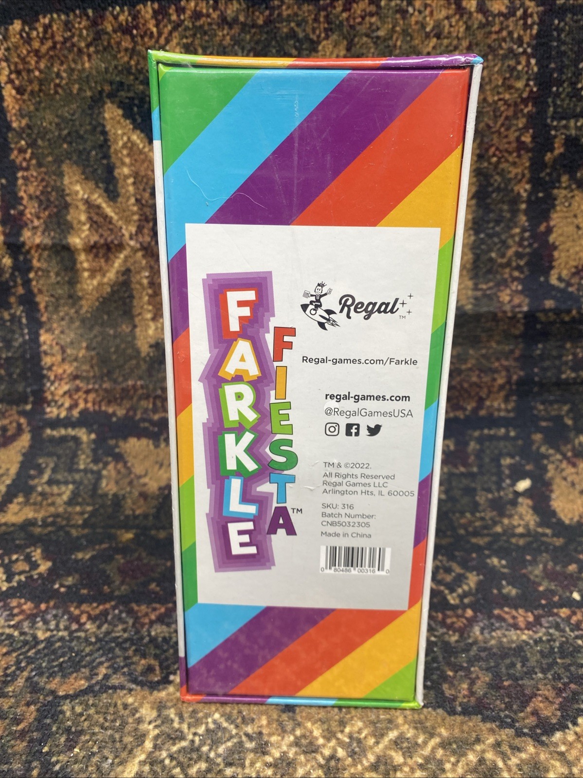 Farkle Fiesta Classic Dice Game – New/Sealed – Regal Games 2022 316