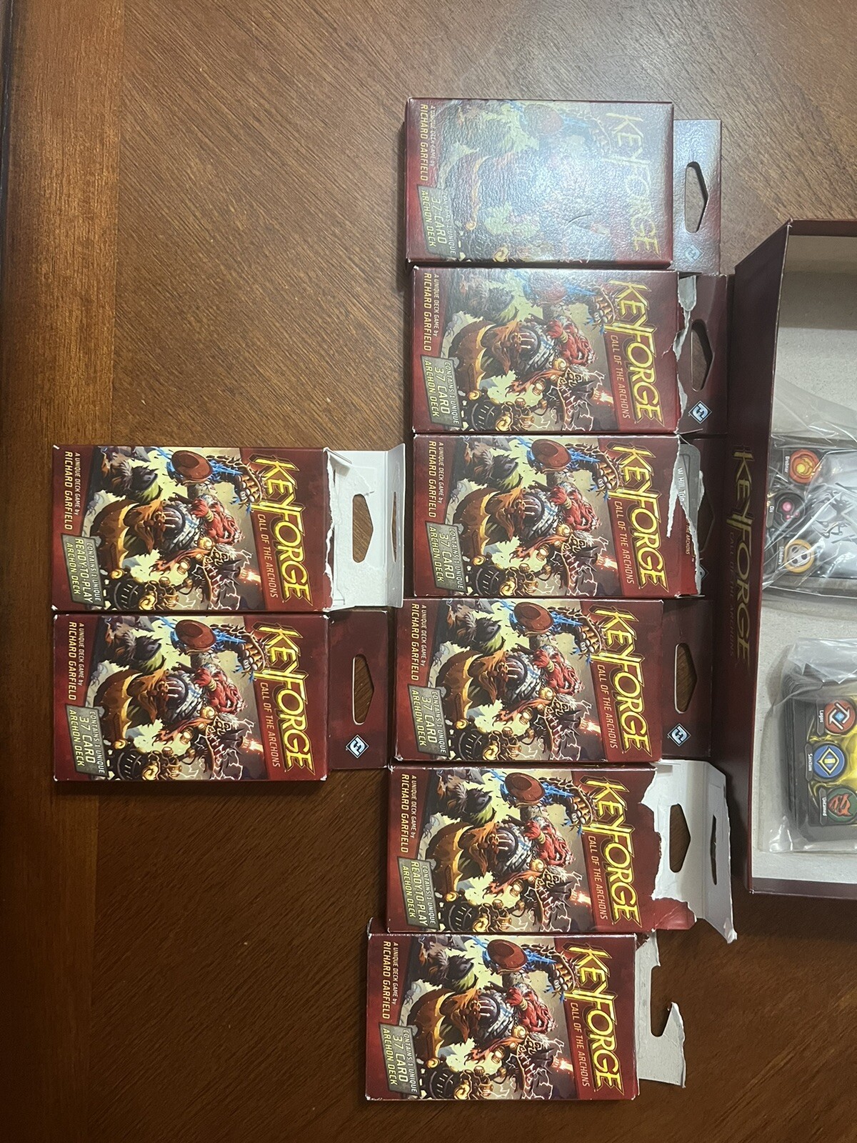 Fantasy Flight Games KeyForge: Call of the Archons Archon Base Game And 8 Decks